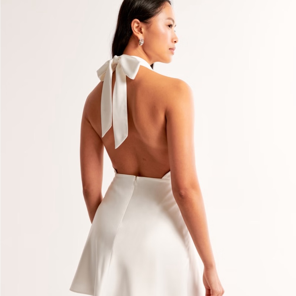 Abercrombie & Fitch Cowl Neck Halter Mini Dress NWT